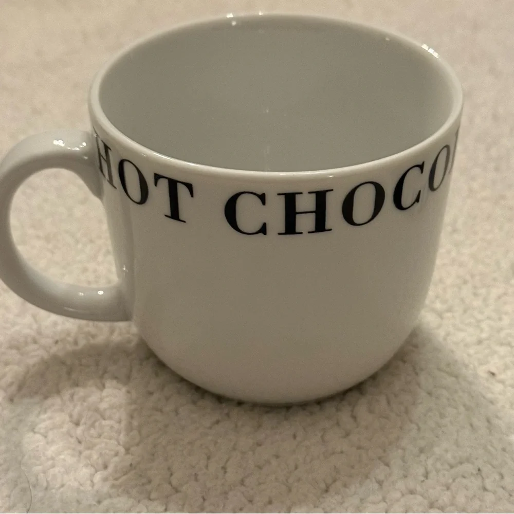 Crate & Barrel mugs Coffee Tea Hot Chocolate set of 2